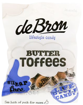 deBron butter toffees sukkerfri