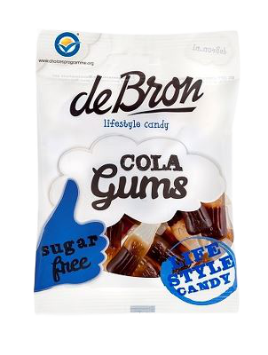 deBron cola gums sukkerfri