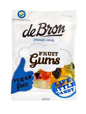 deBron fruit gums sukkerfri